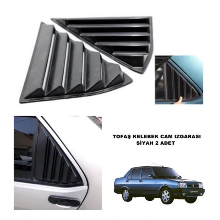 Tofaş Kelebek Cam Izgarası Cam Vizörü Havalandırma 2' li 