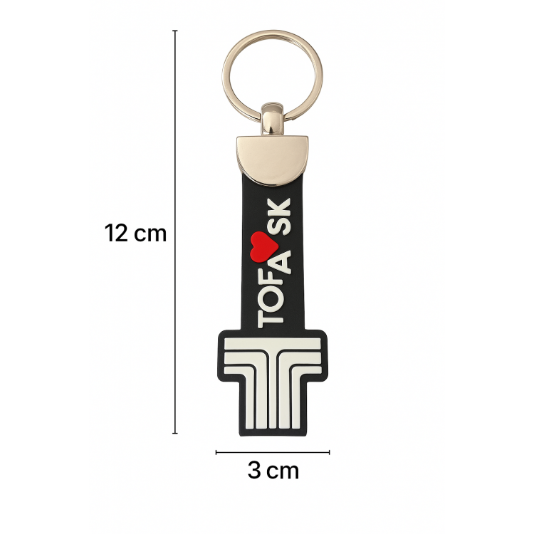 Tofaş Silikon Oto Anahtarlık Siyah Tofaş Silikon Oto Anahtarlık Siyah