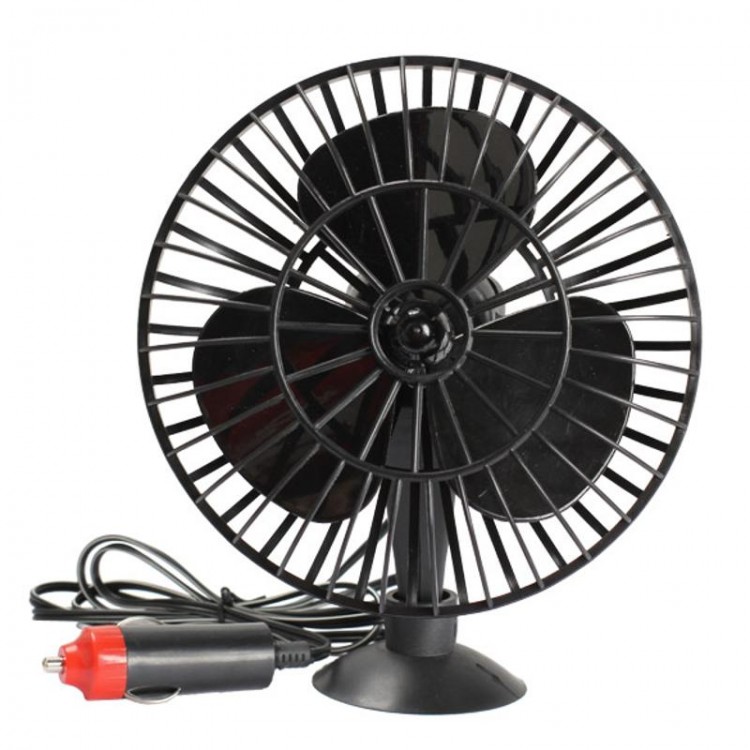 Vantuzlu Oto Vantilatör Fan Çakmaklık Giriş 12v 5 inç Vantuzlu Oto Vantilatör Fan Çakmaklık Giriş 12v 5 inç