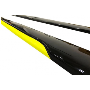 Universal Flaplı Yan Marşpiyel Altı Lip 8 Parça Siyah Sarı