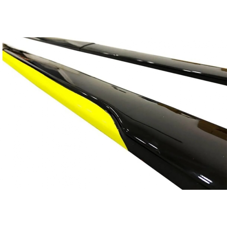 Universal Flaplı Yan Marşpiyel Altı Lip 8 Parça Siyah Sarı