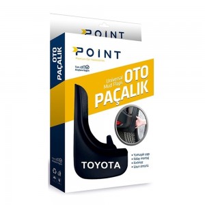 Toyota Paçalık Tozluk Çamurluk Universal Siyah 2'li