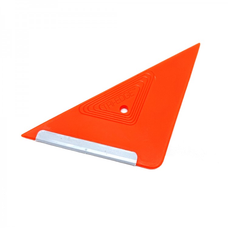 TRI-EDGE Silikon Çekçekli Üçgen Köşe Ragle Folyo Cam Filmi Çekme Aparatı Turuncu TRI-EDGE Silikon Çekçekli Üçgen Köşe Ragle Folyo Cam Filmi Çekme Aparatı Turuncu