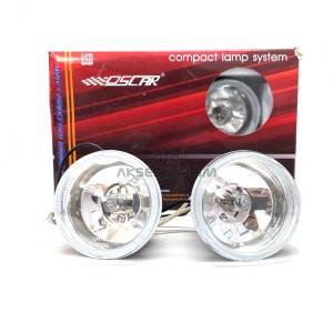 Universal Oben Halojen Ampullü Yuvarlak Sis Farı 6.5cm