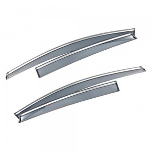 Honda Civic FE1 2022-2023 Uyumlu Kromlu Cam Rüzgarlığı 4'lü