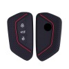 Seat Leon 2021 Üzeri Uyumlu Silikon Oto Anahtar Kumanda Kabı Kılıf Siyah Kırmızı Seat Leon 2021 Üzeri Uyumlu Silikon Oto Anahtar Kumanda Kabı Kılıf Siyah Kırmızı