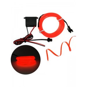 Fitilli Ip Neon LED Torpido Şeridi 2 Metre Kırmızı-Oranj Fitilli Ip Neon LED Torpido Şeridi 2 Metre Kırmızı-Oranj