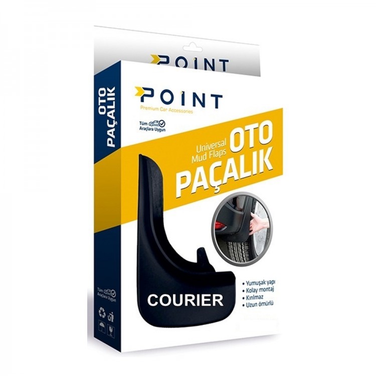 Ford Courier Paçalık Tozluk Çamurluk Universal Siyah 2'li Ford Courier Paçalık Tozluk Çamurluk Universal Siyah 2'li