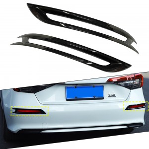 Honda Civic 2022-2023 Arka Tampon Sis Farı Çerçevesi Piyano Black 2 Parça