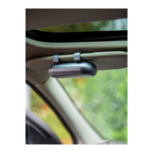 Araba Gözlük Tutucu Kutu Mıknatıslı Gri