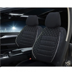 Ticari Araba Oto Koltuk Kılıfı Universal Beyaz Dikişli