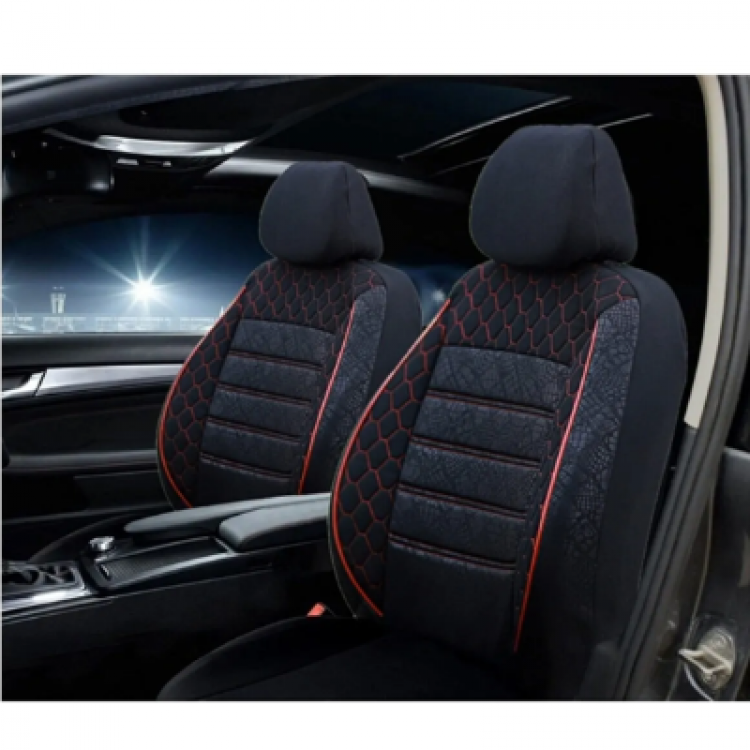 Ticari Araba Oto Koltuk Kılıfı Universal Kırmızı Dikişli Ticari Araba Oto Koltuk Kılıfı Universal Kırmızı Dikişli