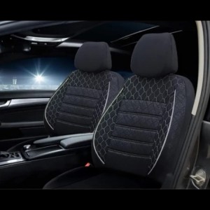 Ticari Araba Oto Koltuk Kılıfı Universal Si̇yah Gri