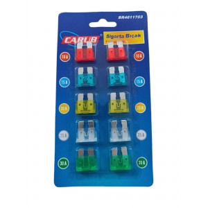 Standart Bıçak Sigorta 10'lu Set