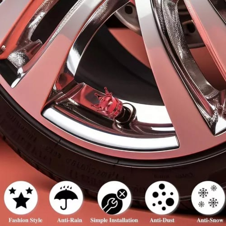 Kral Tacı Alüminyum Sibop Kapağı Kırmızı Kral Tacı Alüminyum Sibop Kapağı Kırmızı