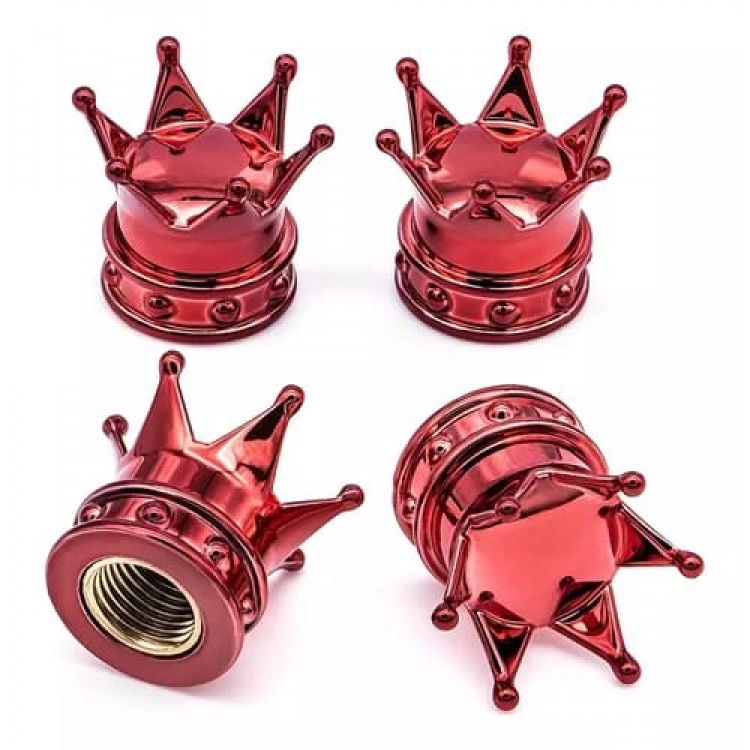 Kral Tacı Alüminyum Sibop Kapağı Kırmızı Kral Tacı Alüminyum Sibop Kapağı Kırmızı