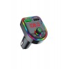 Car F6 RGB Bluetooth Araç Kiti FM Transmitter QC 3.1A Type-C Usb Şarj 12-24V Car F6 RGB Bluetooth Araç Kiti FM Transmitter QC 3.1A Type-C Usb Şarj 12-24V