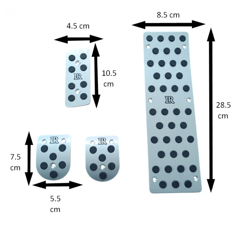 Golf 7 Manuel Pedal Seti 4 Parça Metal