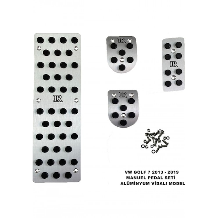 Golf 7 Manuel Pedal Seti 4 Parça Metal