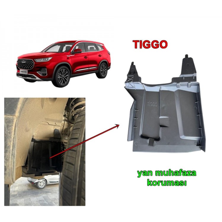 Tiggo 7 Pro Yan Muhafaza Koruma Plastik Tiggo 7 Pro Yan Muhafaza Koruma Plastik