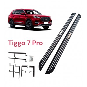Tiggo 7 Pro Tiggo Yazılı Yan Basamak Koruma  Siyah
