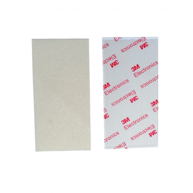 Cam Filmi çekme Uygulama Aparatı Yedek Ucu Yün Keçeli  10x5 cm 1 Adet