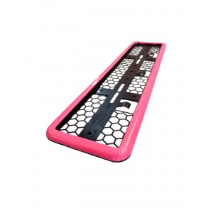 Çerçeveli Plakalık Plaka Altlığı Pembe 2'li Çerçeveli Plakalık Plaka Altlığı Pembe 2'li