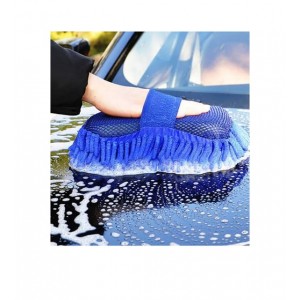 Araba Oto Yıkama Mikrofiber Süngeri Çift Taraflı Saçaklı Model 1 Adet