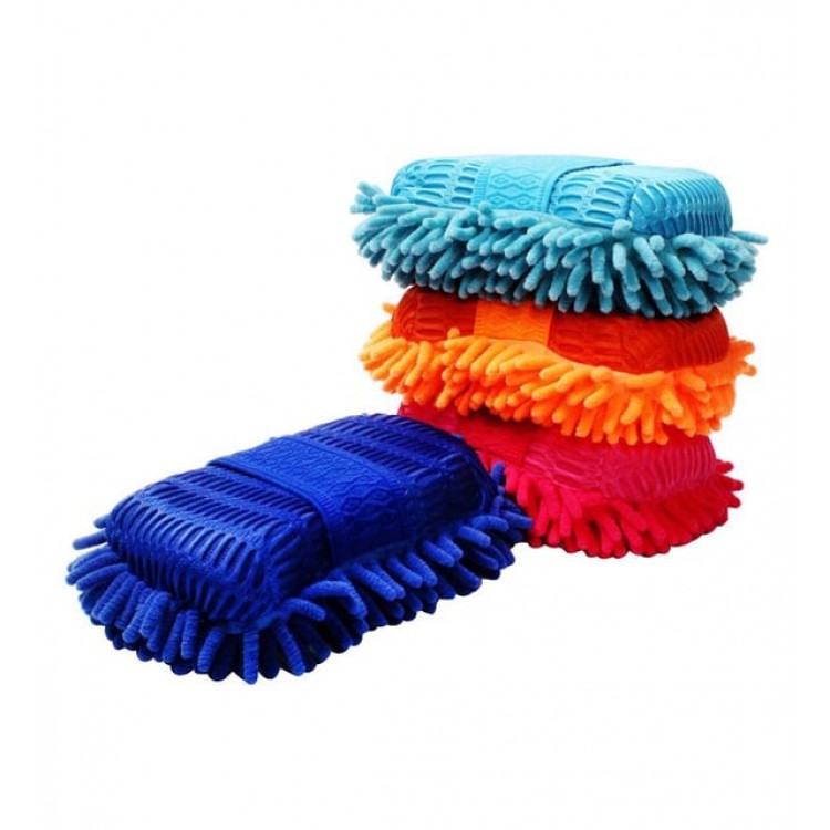 Araba Oto Yıkama Mikrofiber Süngeri Çift Taraflı Saçaklı Model 1 Adet Araba Oto Yıkama Mikrofiber Süngeri Çift Taraflı Saçaklı Model 1 Adet