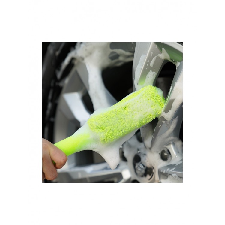 Araba Oto Yıkama Saplı Mikrofiber Süngerli Jant Fırçası Araba Oto Yıkama Saplı Mikrofiber Süngerli Jant Fırçası