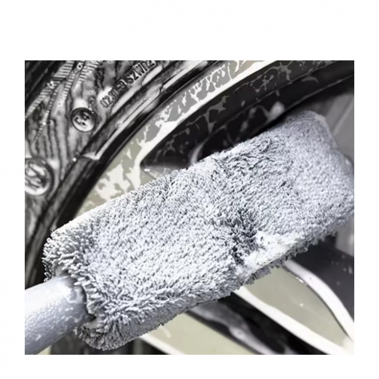 Araba Oto Yıkama Saplı Mikrofiber Süngerli Jant Fırçası Araba Oto Yıkama Saplı Mikrofiber Süngerli Jant Fırçası