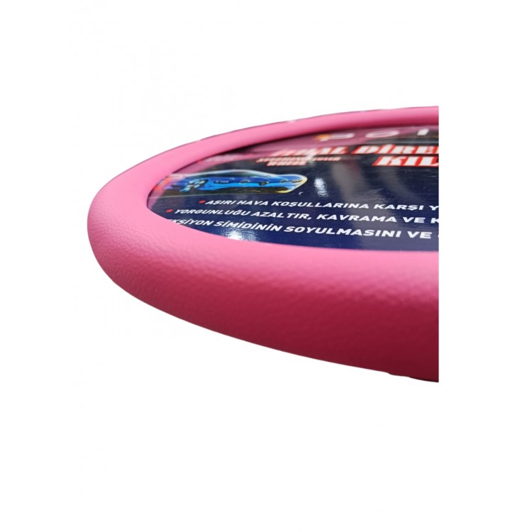 Silikon Direksiyon Kılıfı Pembe Silikon Direksiyon Kılıfı Pembe