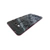 Çerçeveli Dikdörtgen Plakalık Plaka Altlığı Pembe  32x17 cm