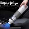 Araç İçi Süpürgesi Yedek Uçlu İki Kademeli 120w Araç İçi Süpürgesi Yedek Uçlu İki Kademeli 120w