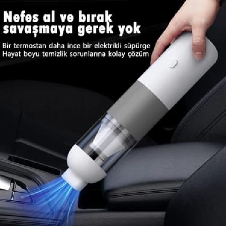 Araç İçi Süpürgesi Yedek Uçlu İki Kademeli 120w Araç İçi Süpürgesi Yedek Uçlu İki Kademeli 120w