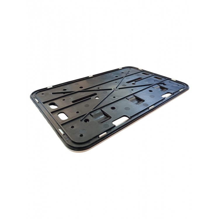 Çerçeveli Motor Plakalık Plaka Altlığı Beyaz 17x26 cm Çerçeveli Motor Plakalık Plaka Altlığı Beyaz 17x26 cm