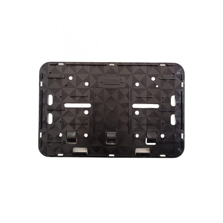 Çerçeveli Motor Plakalık Plaka Altlığı Beyaz 17x26 cm Çerçeveli Motor Plakalık Plaka Altlığı Beyaz 17x26 cm