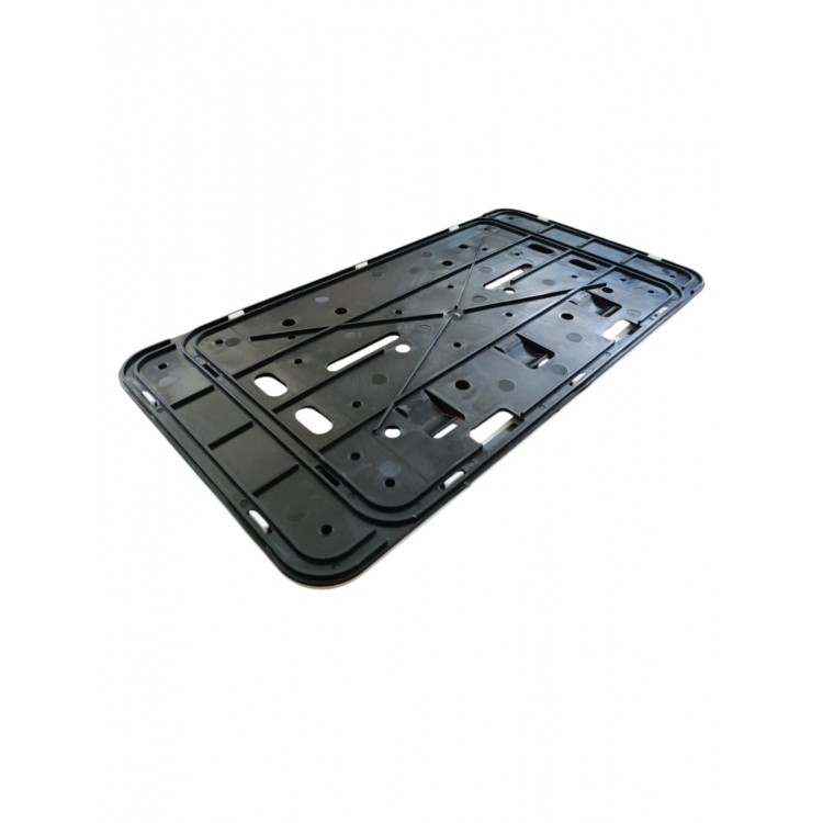 Çerçeveli Dikdörtgen  Plakalık Plaka Altlığı Beyaz 32X17cm 1 Adet