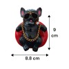 Pitbull Biblo Köpek Oturan Model Torpido Üstü Araç İçi Süs Siyah Pitbull Biblo Köpek Oturan Model Torpido Üstü Araç İçi Süs Siyah