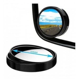 Yuvarlak Dönerli Oto Motosiklet Kör Nokta Aynası 2'li Siyah BH-1003