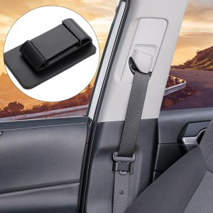 Emniyet Kemeri Tututucu Düzenleyici Plastik Koruma Kapağı Siyah Tekli