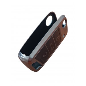 volkswagen Polo 2018  Sustalı Anahtar Uyumlu Silikon Oto Anahtar Kumanda Kabı Kılıf Füme