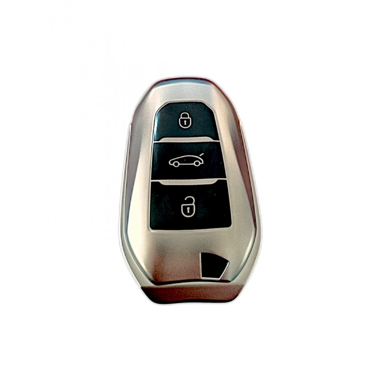 Peugeot 208-308-508-2008-3008-5008 Anahtar Uyumlu Silikon Oto Anahtar Kumanda Kabı Kılıf Füme Peugeot 208-308-508-2008-3008-5008 Anahtar Uyumlu Silikon Oto Anahtar Kumanda Kabı Kılıf Füme