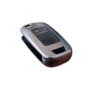 Opel Astra J Anahtar Uyumlu Silikon Oto Anahtar Kumanda Kabı Kılıf Füme