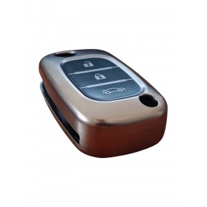 Renault Fuluence Anahtar Uyumlu Silikon Oto Anahtar Kumanda Kabı Kılıf Füme