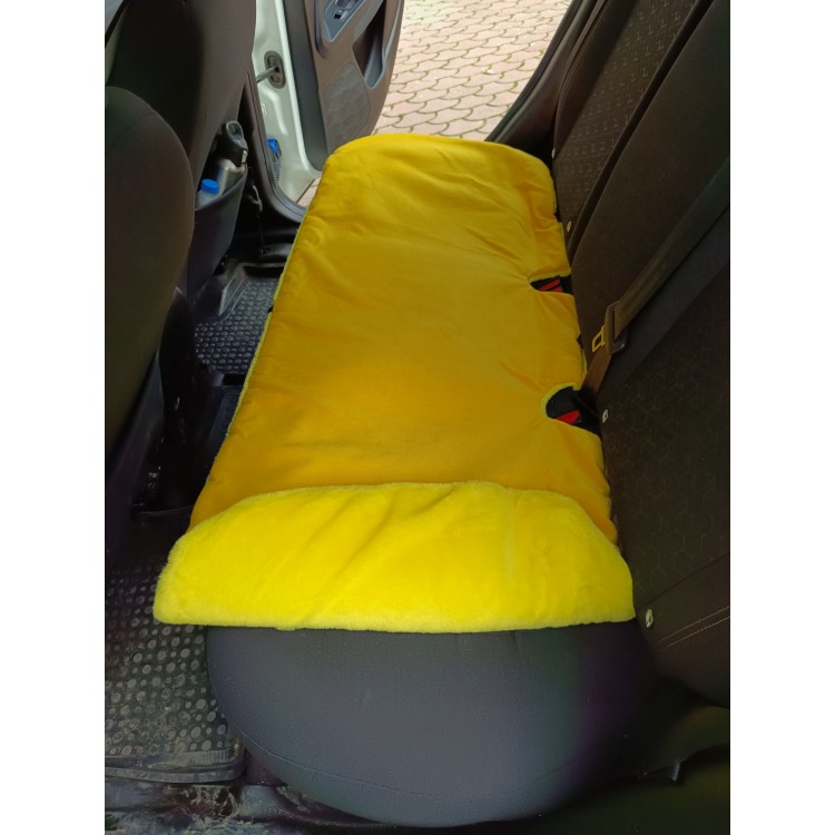 Yumuşak Tüylü Peluş Serme Oto Koltuk Koruyucu Minder Koltuk Kılıfı Ön Arka Sarı Yumuşak Tüylü Peluş Serme Oto Koltuk Koruyucu Minder Koltuk Kılıfı Ön Arka Sarı