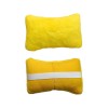 Peluş Ortopedik Araba Seyahat Boyun Yastığı Emniyet Kemer Pedi Seti Sarı Peluş Ortopedik Araba Seyahat Boyun Yastığı Emniyet Kemer Pedi Seti Sarı
