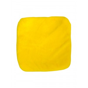 Yumuşak Tüylü Peluş Serme Oto Koltuk Koruyucu Minder Ön Tekli Sarı