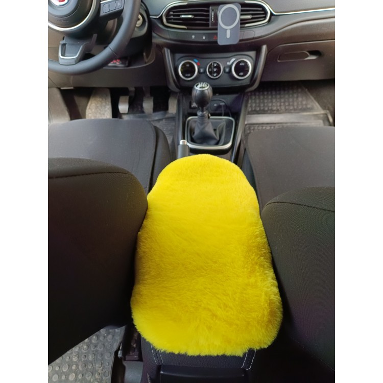 Yumuşak Peluş Kol Dayama Kolçak Minderi Sarı Yumuşak Peluş Kol Dayama Kolçak Minderi Sarı