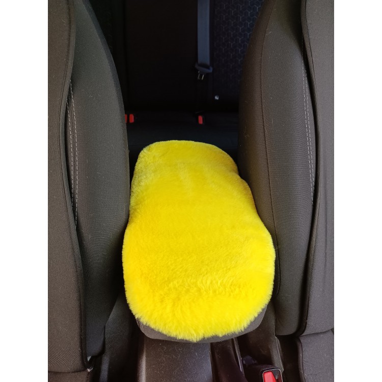 Yumuşak Peluş Kol Dayama Kolçak Minderi Sarı Yumuşak Peluş Kol Dayama Kolçak Minderi Sarı
